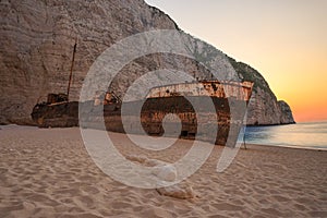 Shipwreck Navagio photo
