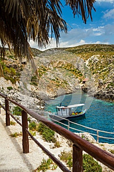 Zakynthos, Greece, Porto Roxa beach