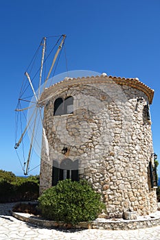 Zakynthos, Greece - windmill. Nature, ecological.