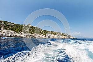 Zakynthos - a Greek island in the Ionian Sea, west of the Peloponnese,