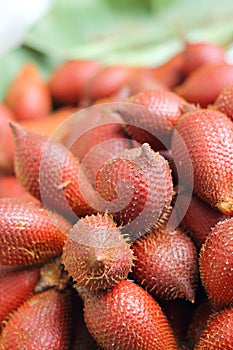 Zalacca fruit in the market