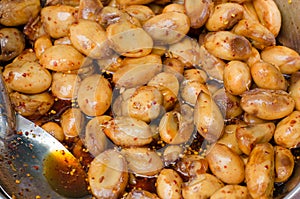 Zalacca in sweet fish sauce