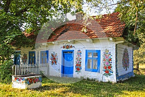 Zalipie, Poland - Colorful Village - Open-air museum.