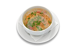 Zama, romanian and moldavian chicken soup