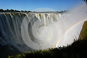 View of Zambezi river. Victoria Falls national park. Zimbabwe