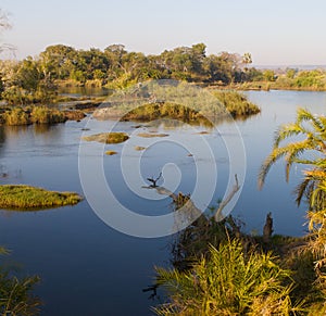 Zambezi river scenic