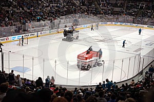 Zamboni with shark fin