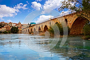 Zamora Puente de Piedra bridge on Duero river photo