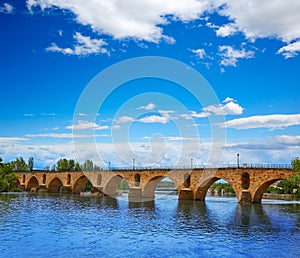 Zamora Puente de Piedra stone bridge on Duero photo