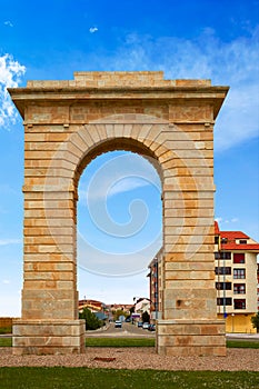 Zamora Puerta del Pescado fish door in Spain