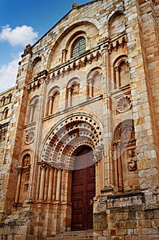 Zamora San Salvador cathedral in Spain