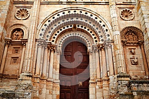 Zamora San Salvador cathedral in Spain