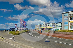 Dutch north sea seaside coastal transit city road N200 to Bloemendaal