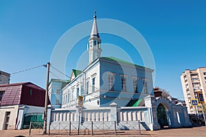 Zangar Mosque, Blue Mosque in Kazan, Tatarstan Republic.