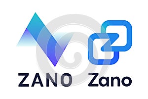 Zano. Cryptocurrency logo on a white background