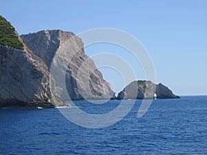 Zante island,Greece , rocks