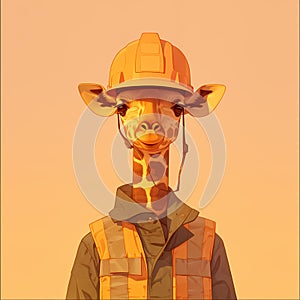 Zany Giraffe: The Jovial Foreman