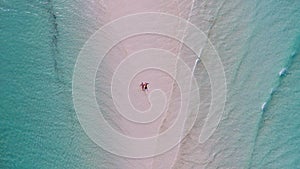 Zanzibar beach aerial view