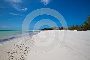 Zanzibar, landscape sea, white sand