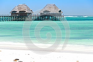 Zanzibar tropical beach and sea - Prison island - Indian ocean - Africa