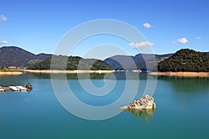 Zaovine lake Tara mountain nature