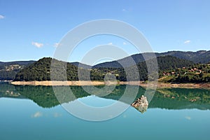 Zaovine lake Tara mountain Serbia nature