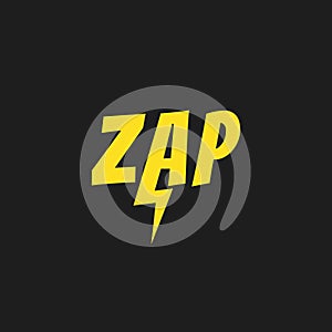 zap wordmark logo graphic design