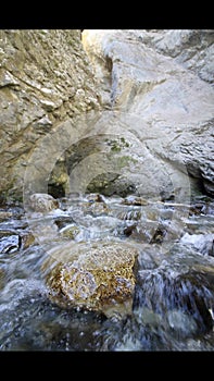 Zapata falls in great sand dunes national park of colorado