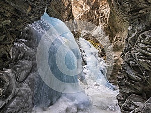 Zapata Falls Icy Cavern