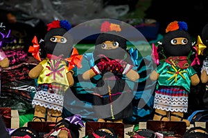 Zapatista handmade dolls of EZLN, Chiapas, Mexico photo