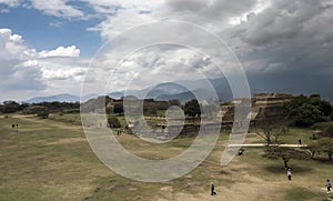 Zapotec ruins of Monte Alban in Mexico photo