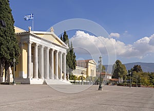Zappeion - a building in classical style in Athens, Greece