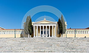 Zappeion Conference Center in Athens, Greek architecture, cityscape