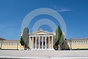 Zappeion Megaron is a part of national heritage of Greek civilization. Athens Greece, 5-20-2021