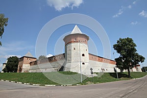 Zaraisk Kremlin. Russia, Moscow region