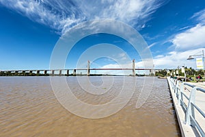 Zarate Brazo Largo Bridge, Entre Rios, Argentina photo