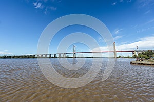 Zarate Brazo Largo Bridge, Entre Rios, Argentina photo