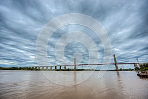 Zarate Brazo Largo Bridge, Entre Rios, Argentina photo