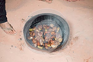 Zarb bedouin meal