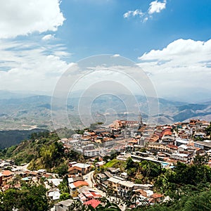 Zaruma - town of gold miners in the Andes, Ecuador