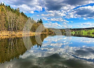 Zaskalska dam in Chaloupky,Czech Republic