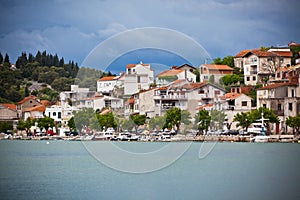 Zaton, Croatia view from the sea