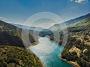 Zavoj lake near the Pirot town and Paklestica village in Serbia