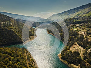 Zavoj lake near the Pirot town and Paklestica village in Serbia