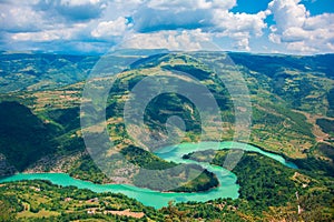 Zavojsko Lake near Stara Planina in Serbia