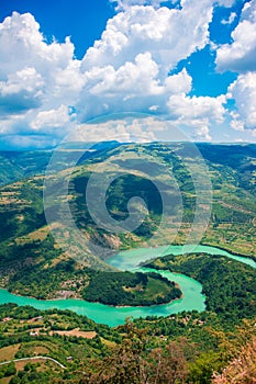 Zavojsko Lake near Stara Planina in Serbia