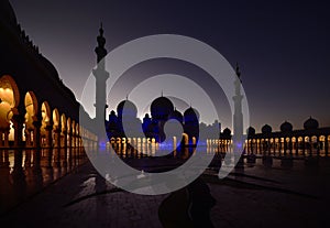 Zayed Mosque in Abu dabi