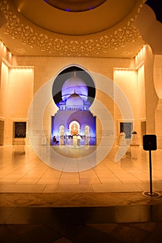 Zayed Mosque in Abu dabi
