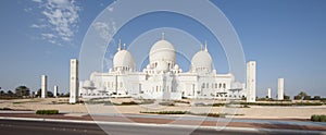 Zayed mosque in Abu Dhabi, United Arab Emirates