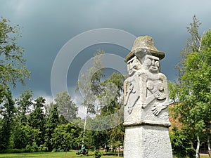 The Zbruch Idol, Sviatovid - copy of the original